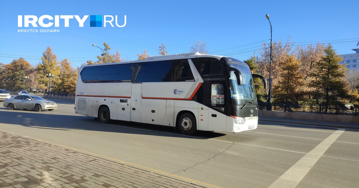 Большие автобусы запустили по маршруту Иркутск — Шелехов. Узнали, когда и где их можно поймать
